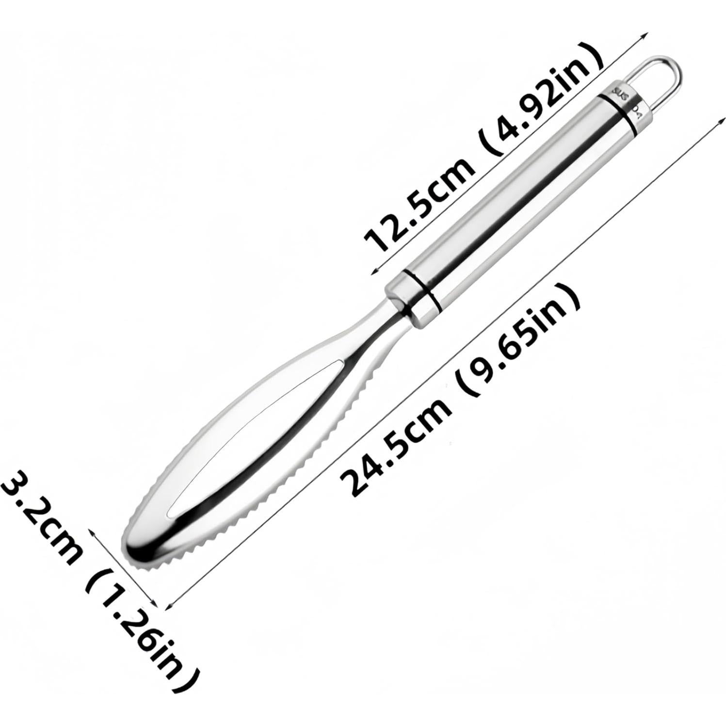 Removedor de Escamas de Pescado SATONBEYI Acero Inoxidable 24.5cm
