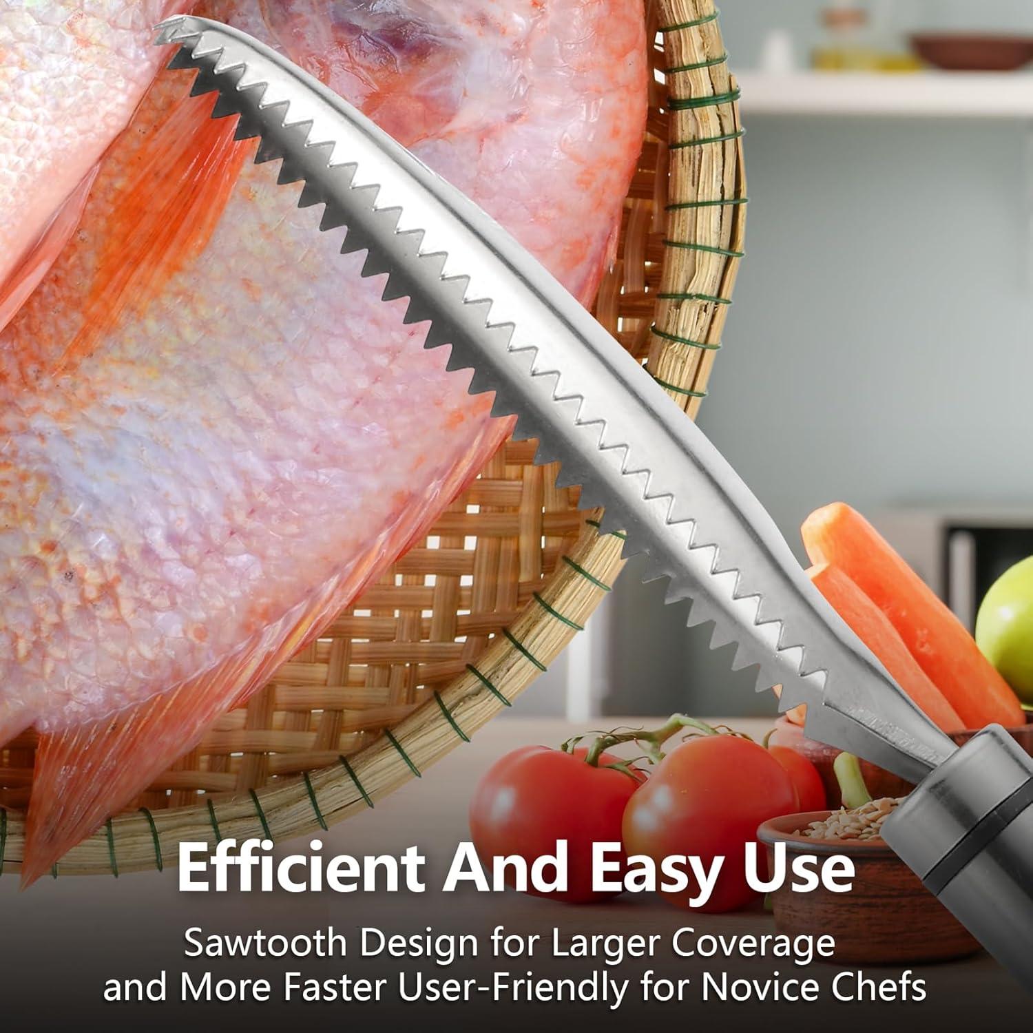 Pinzas para Pescado Acero Inoxidable Iziusy 2 Pcs con Descalador