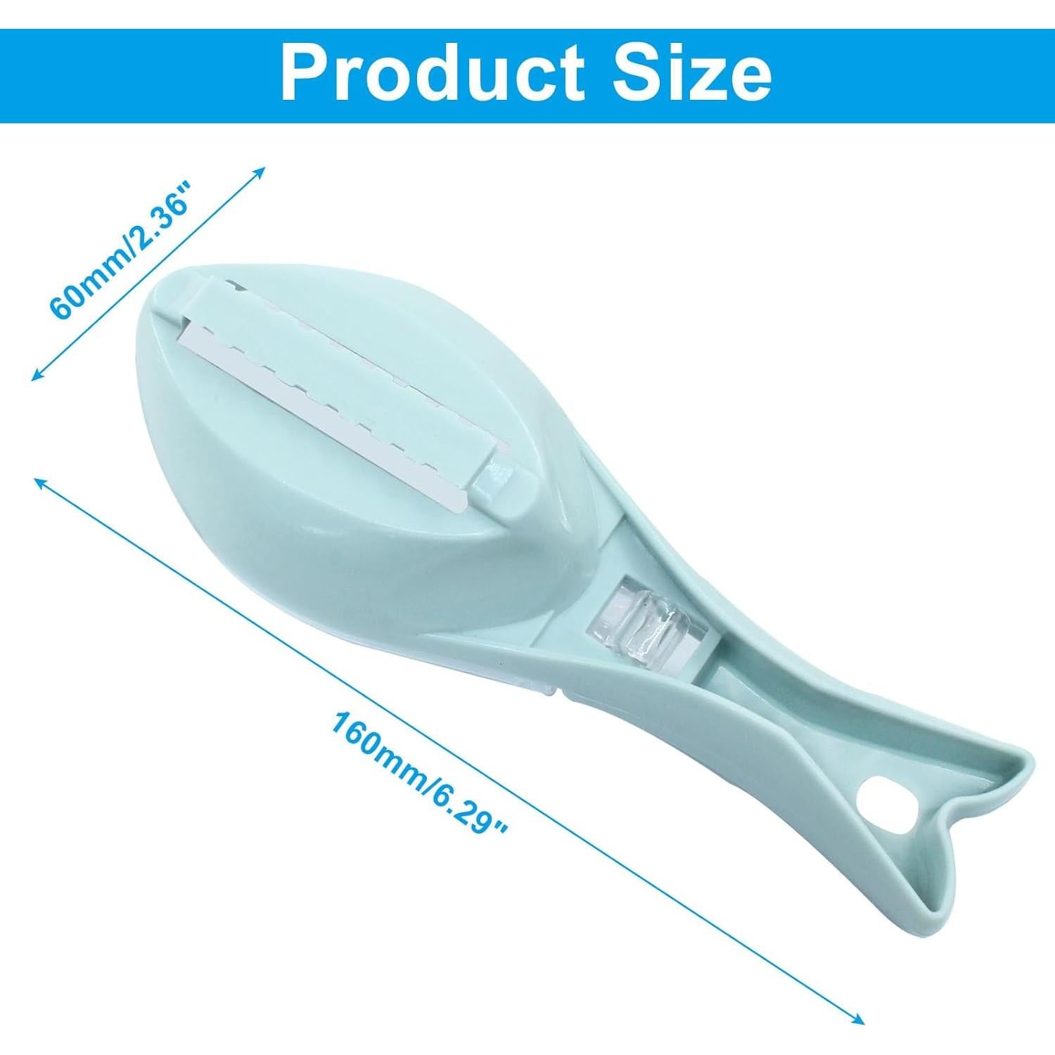 Juego de 3 Removedores de Escamas de Pescado Verkelly