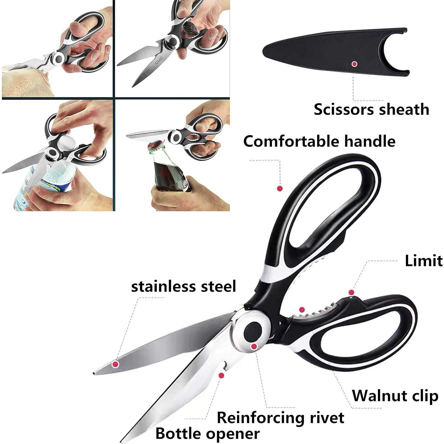 Kit de Cuchillos de Pesca YLINSHA 7 Piezas con Guantes y Cepillo