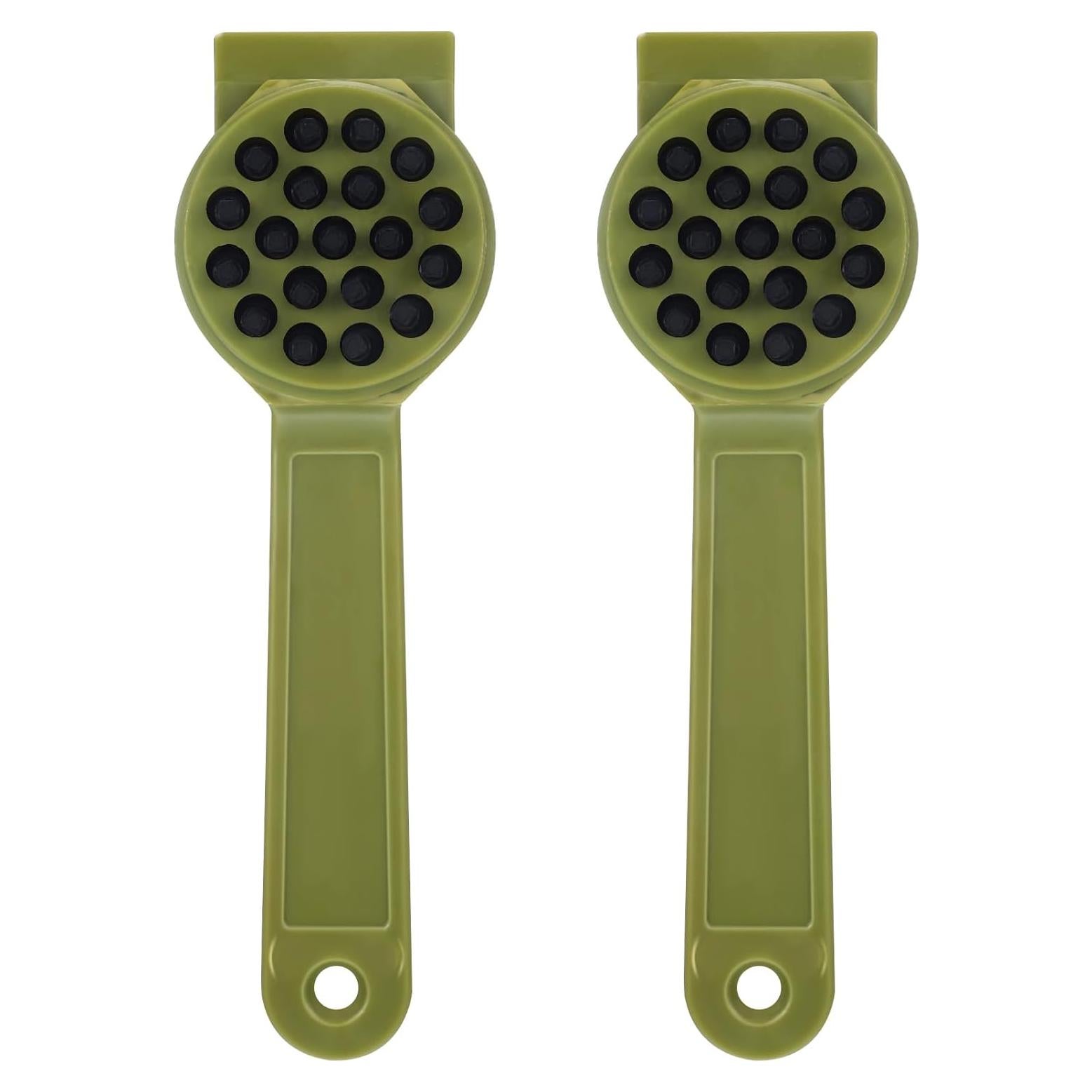 Removedor de Escamas de Pescado Silipull 2 Piezas ABS Amarillo Verde