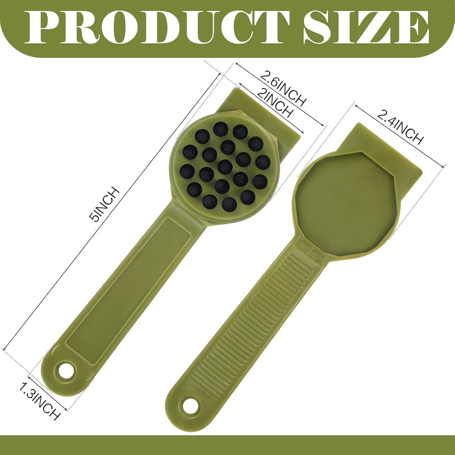 Removedor de Escamas de Pescado Silipull 2 Piezas ABS Amarillo Verde