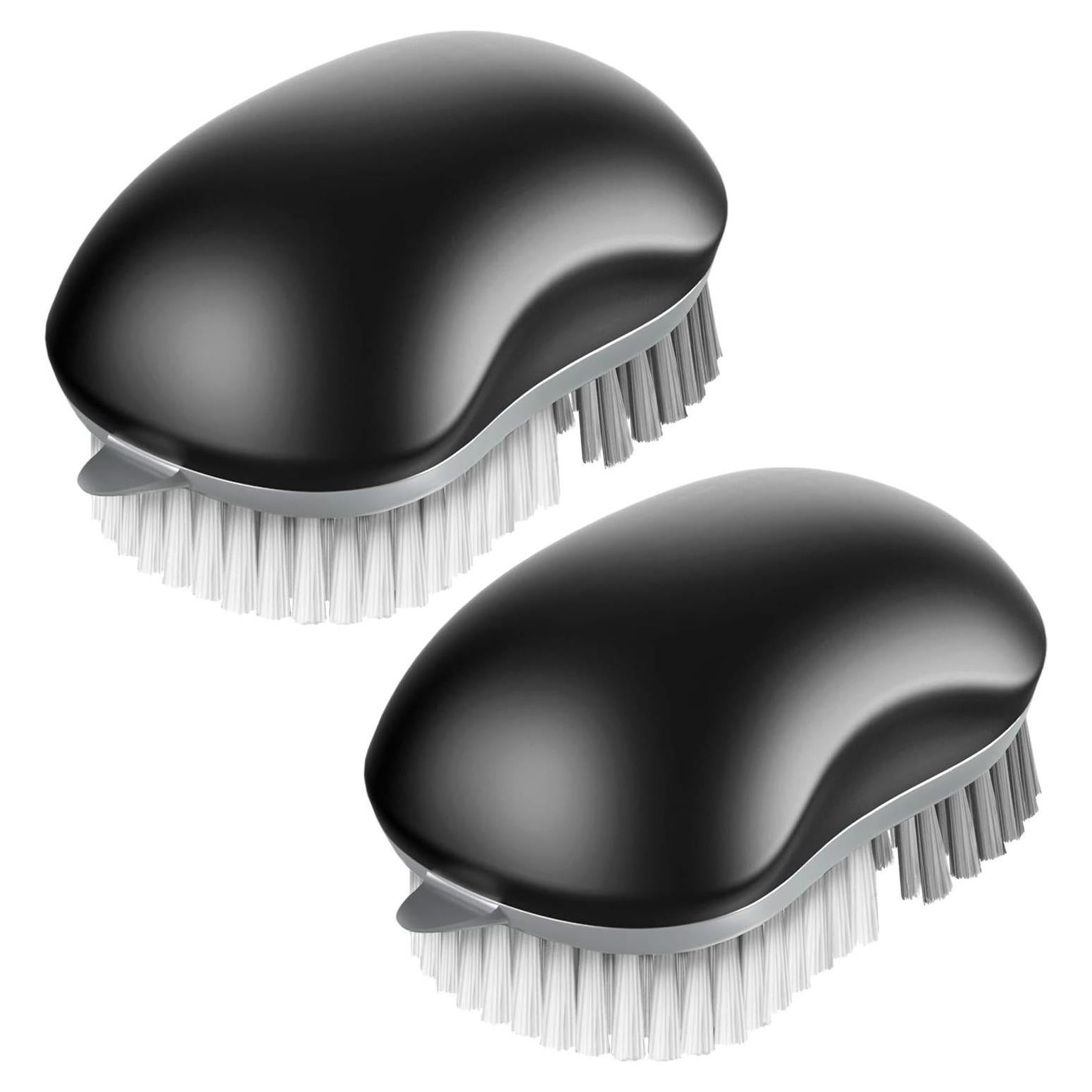 Cepillo de Limpieza de Frutas y Verduras MR.SIGA - Paquete de 2, Negro