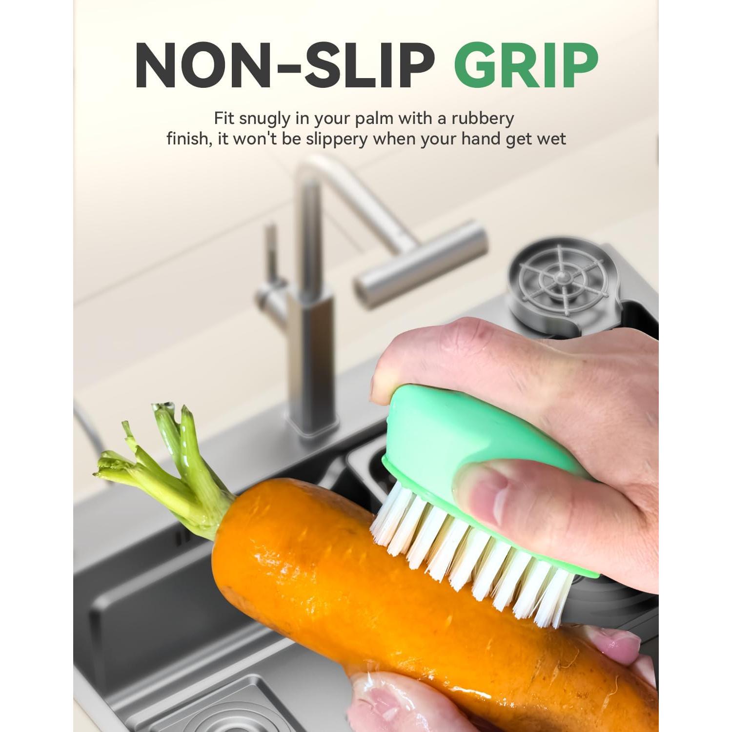 Cepillo de Verduras SXhyf con Cerdas Duras - Apto Lavavajillas