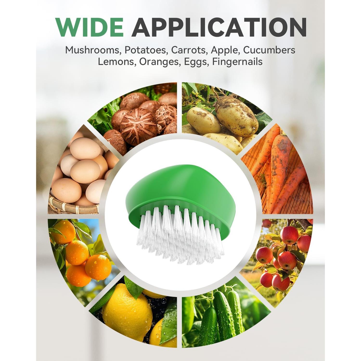 Cepillo de Verduras SXhyf con Cerdas Duras - Apto Lavavajillas