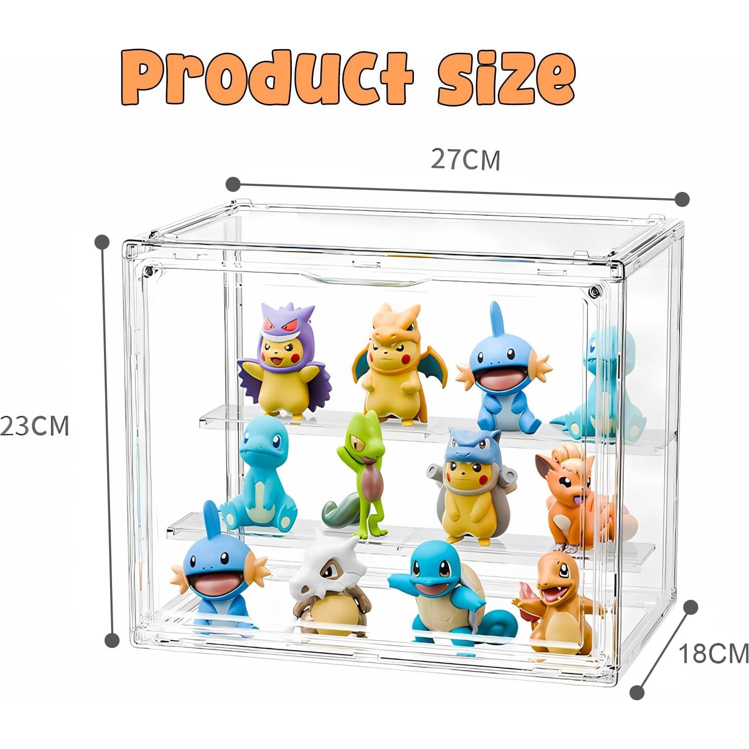 Caja de Exhibición Acrílica Transparente Adoture 27x23cm