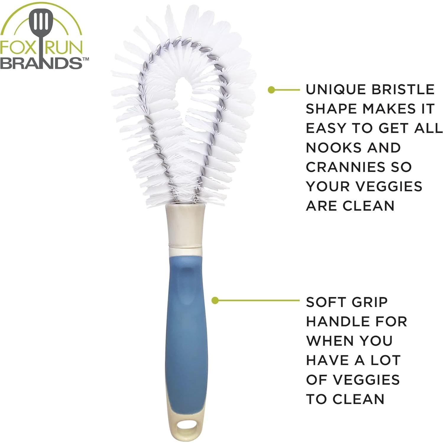Cepillo de Limpieza de Verduras Fox Run con Mango Ergonómico