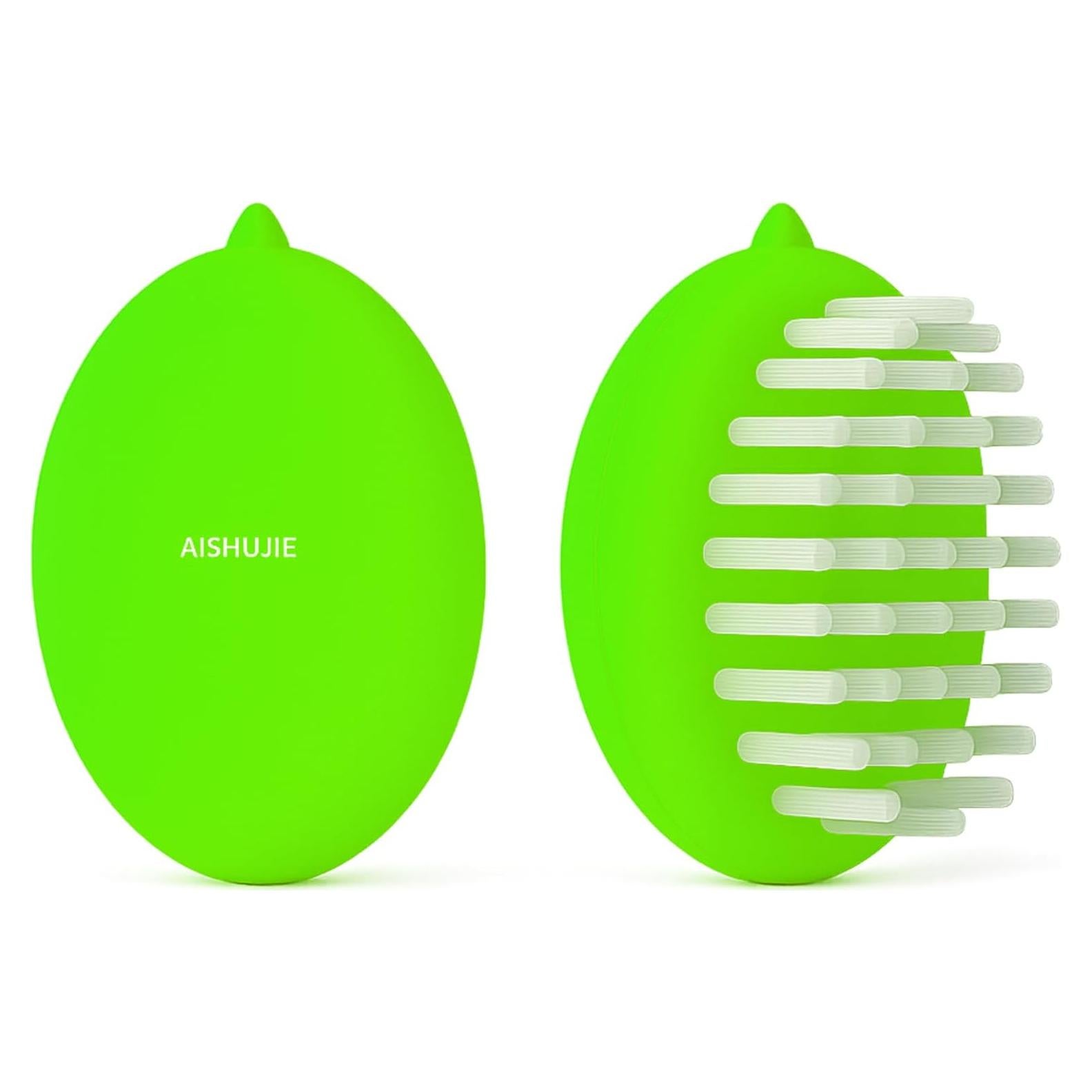 Cepillo de Verduras AISHUJIE 2 Pcs Antideslizante Nylon
