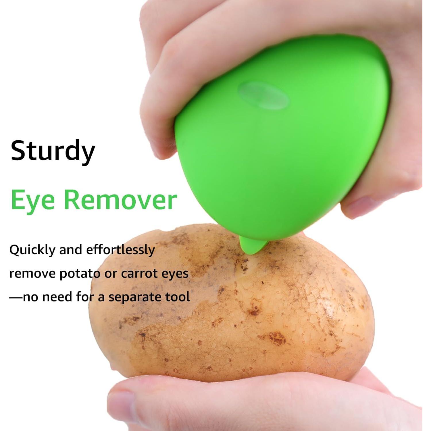 Cepillo de Verduras AISHUJIE 2 Pcs Antideslizante Nylon