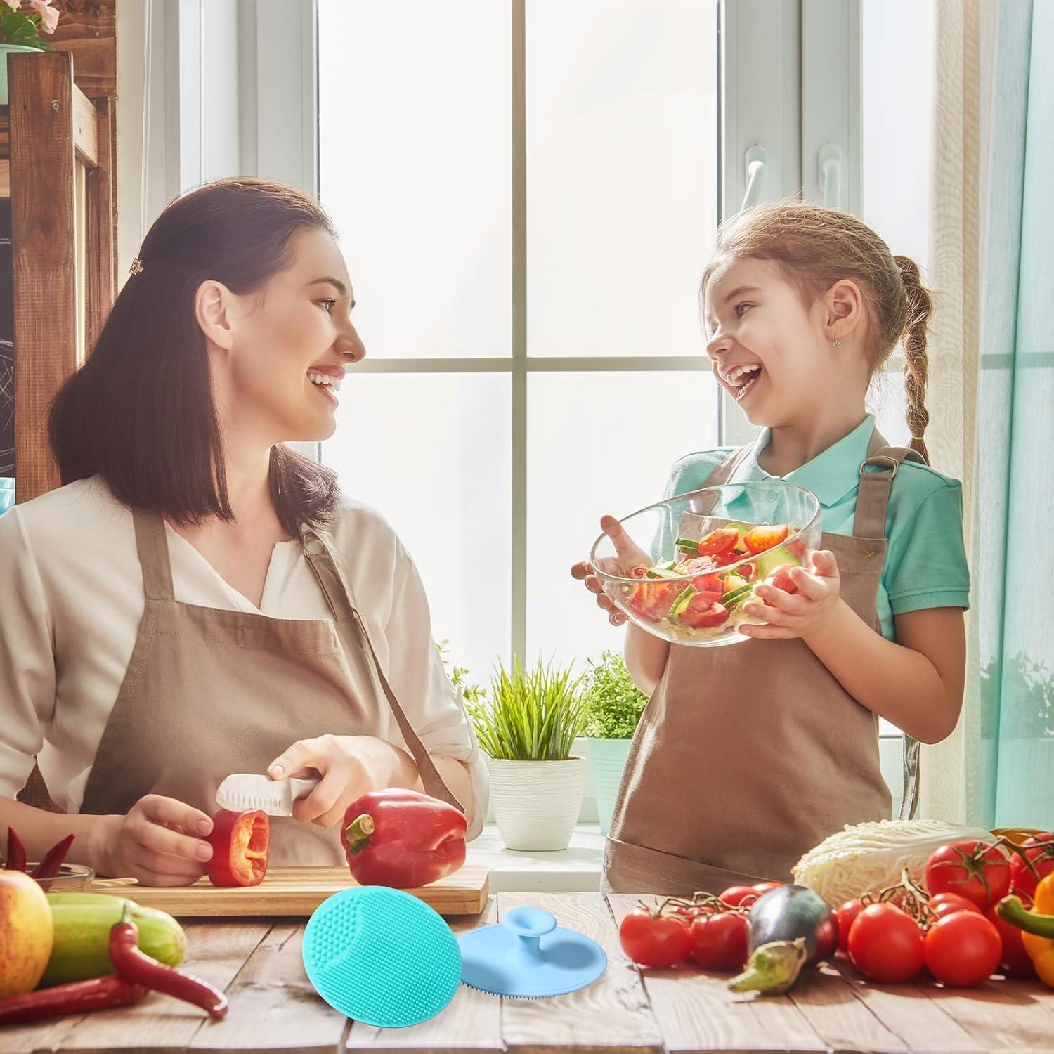 Juego de 2 Cepillos de Silicona Yinkin para Verduras 10x8 cm