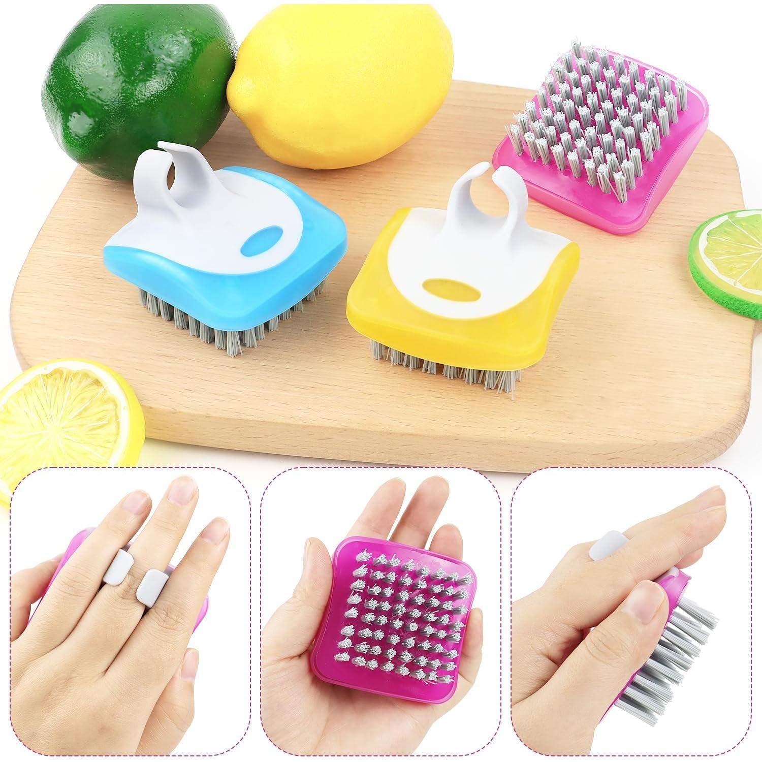 Cepillos de limpieza de verduras Yuntop - 3 piezas colores