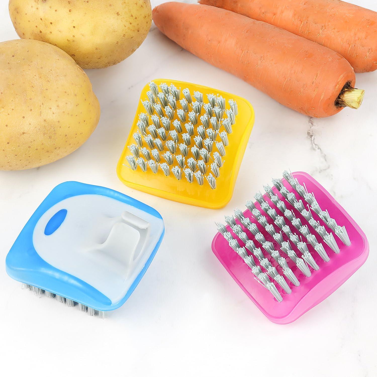 Cepillos de limpieza de verduras Yuntop - 3 piezas colores