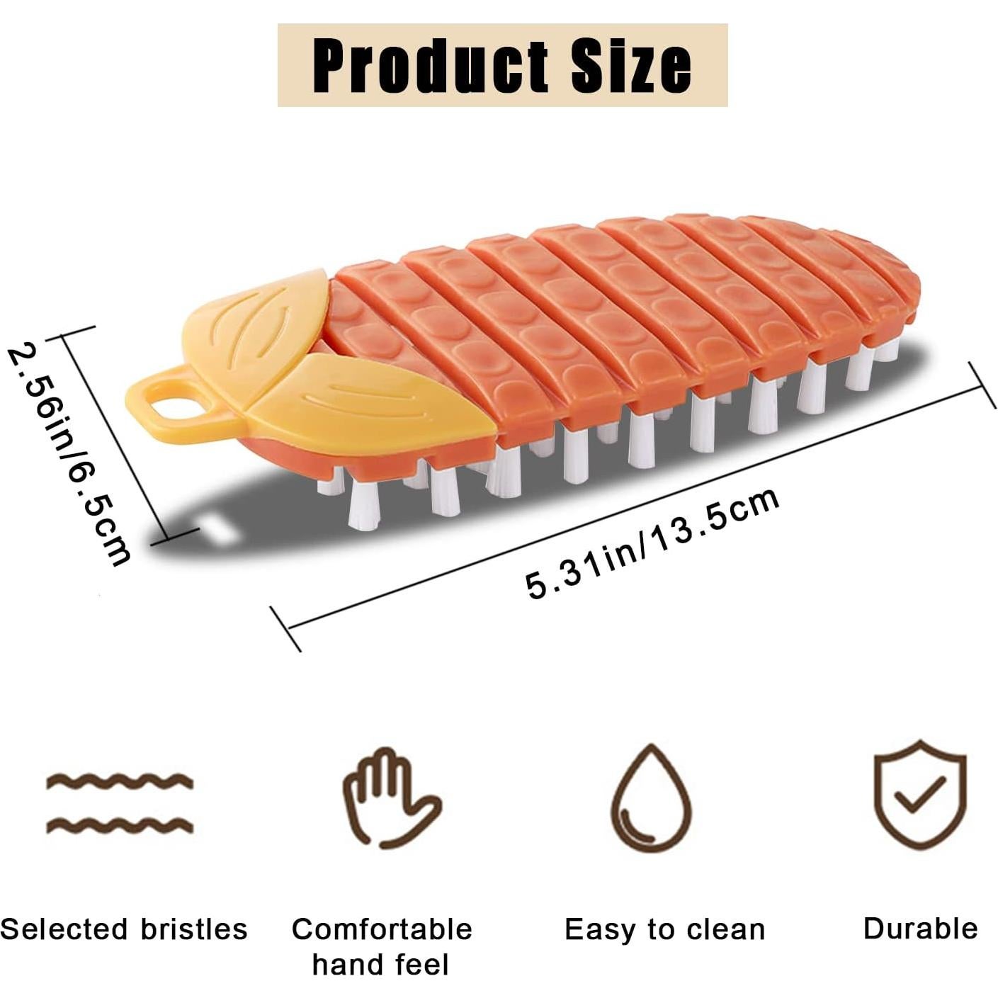 Cepillo de Limpieza para Verduras y Frutas Tiankohelan - 2 Pcs