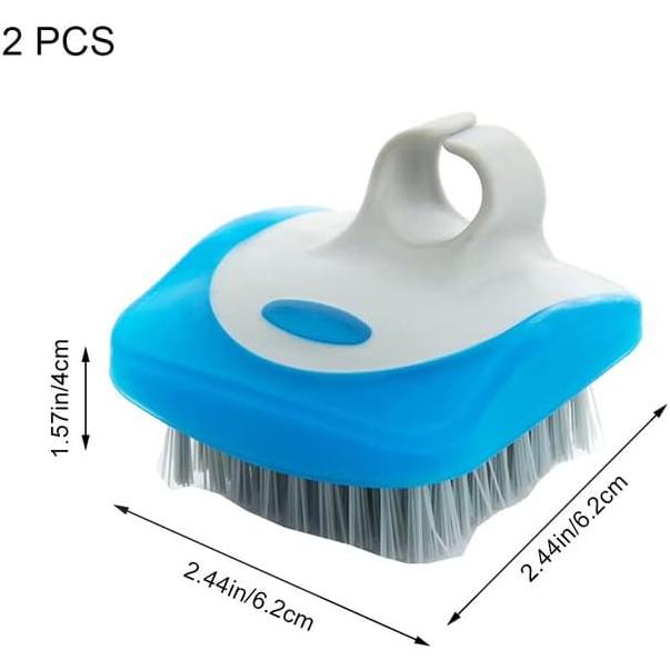 Cepillos de Verduras QUANXILXU 2 Pcs Limpiador Flexible