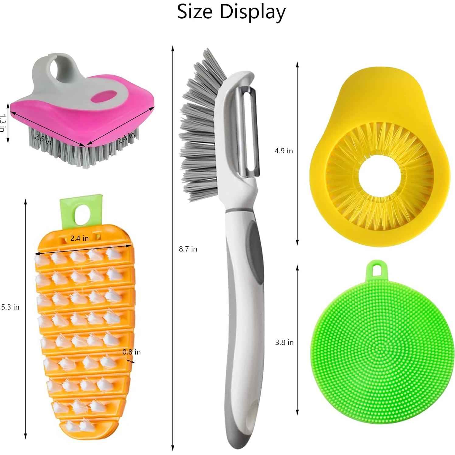Set de Cepillos Limpiadores de Verduras Openfly - 5 Pcs
