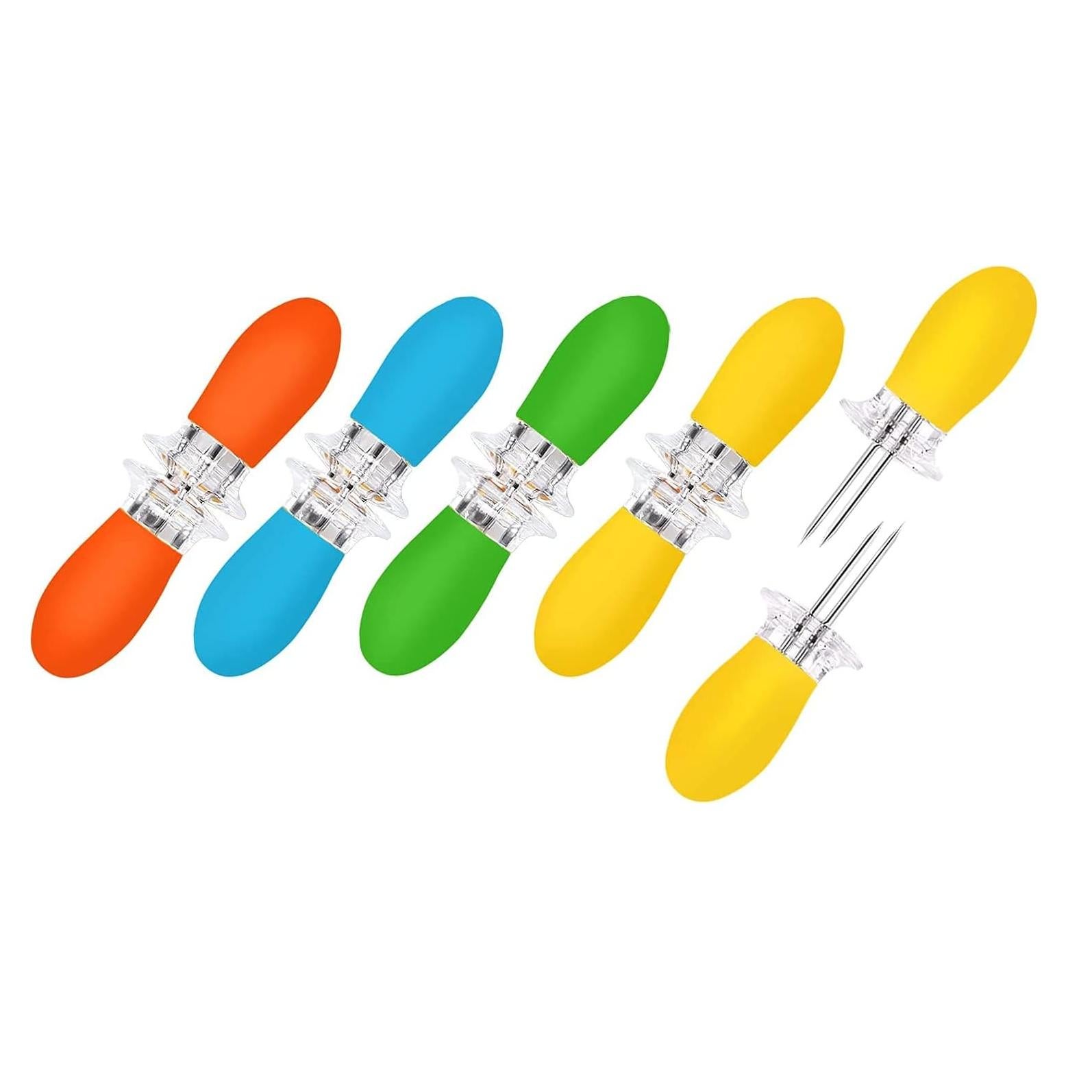 Soportes para Mazorca de Maíz AUGSUN 10 Piezas Acero Inoxidable