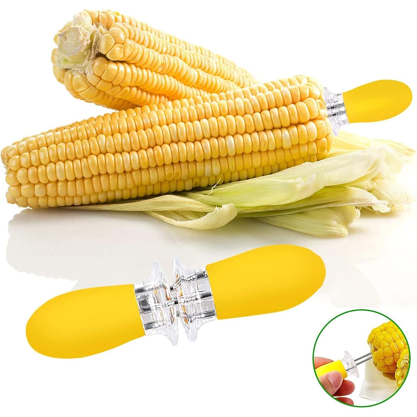 Soportes para Mazorca de Maíz AUGSUN 10 Piezas Acero Inoxidable