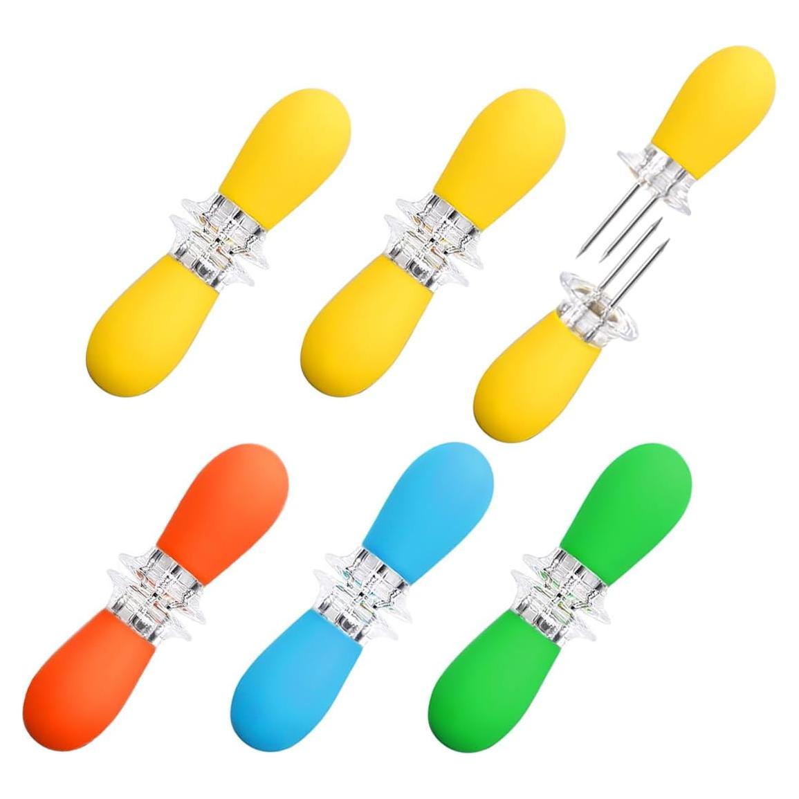 Juego de 12 Sujetadores de Maíz Cinlitek Multicolor