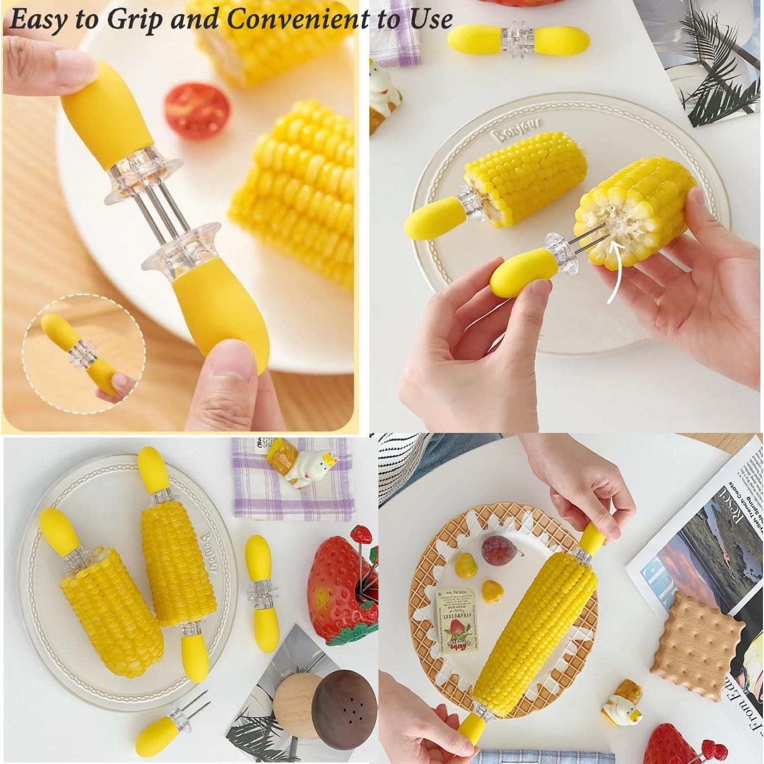 Juego de 12 Sujetadores de Maíz Cinlitek Multicolor