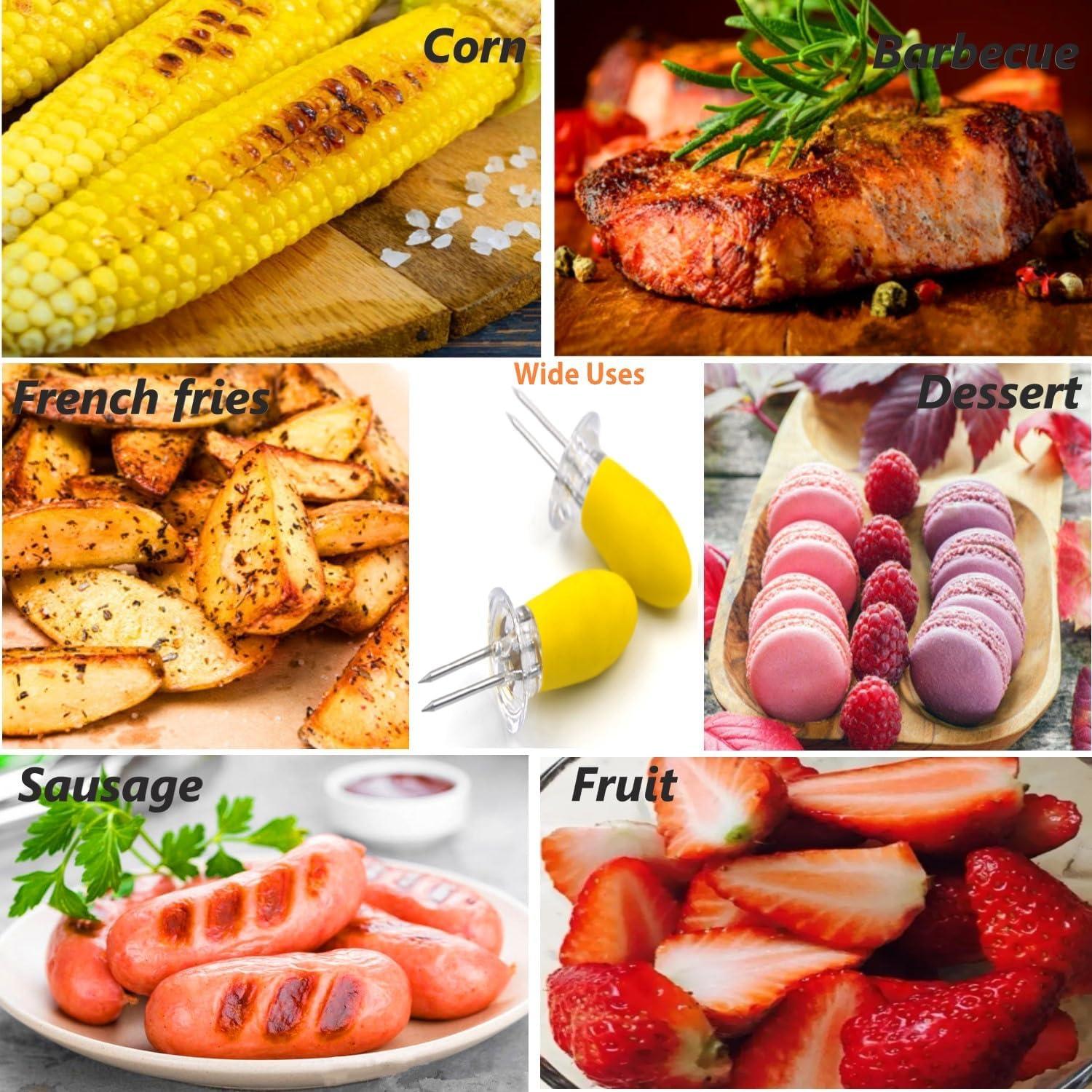 Juego de 12 Sujetadores de Maíz Cinlitek Multicolor