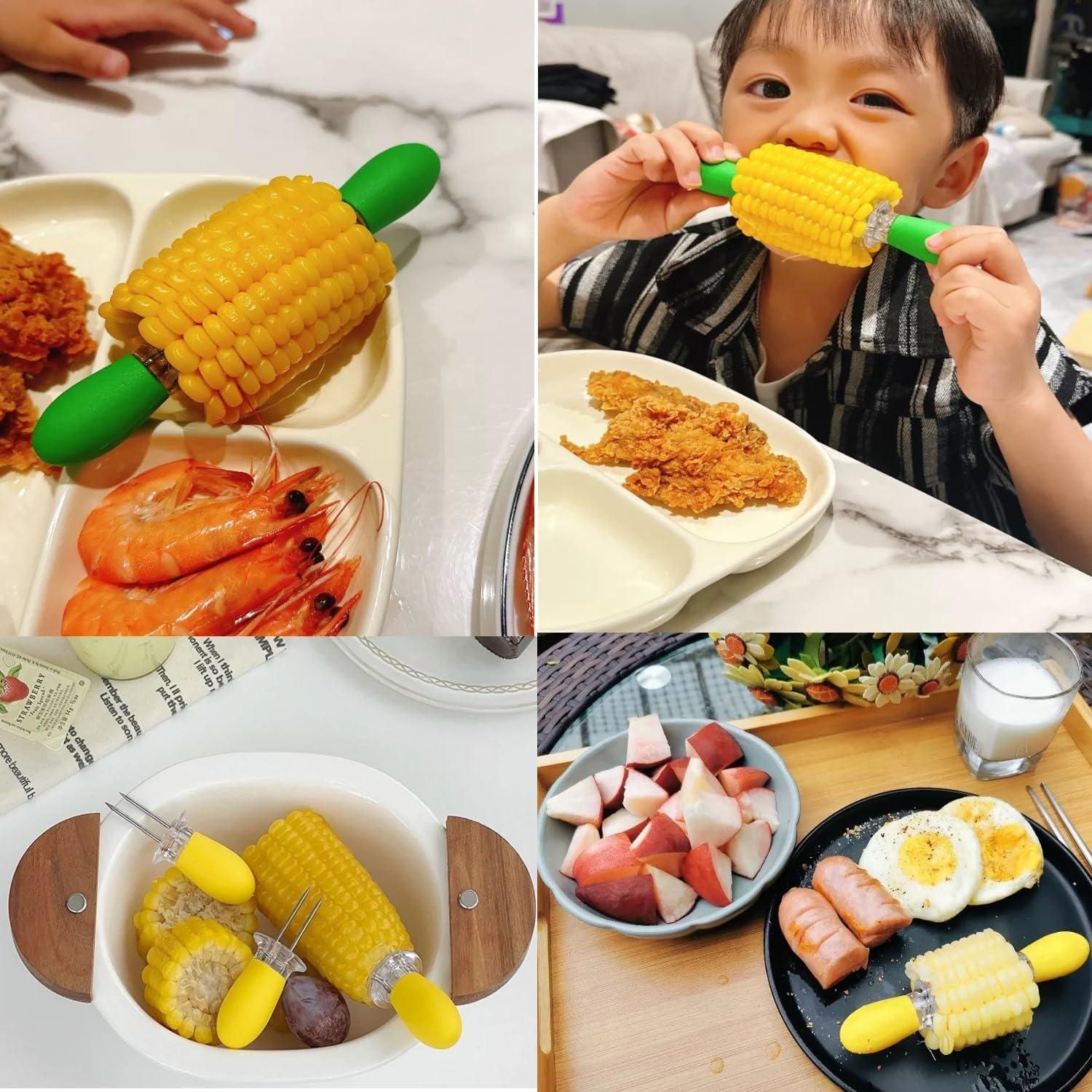 Juego de 12 Sujetadores de Maíz Cinlitek Multicolor