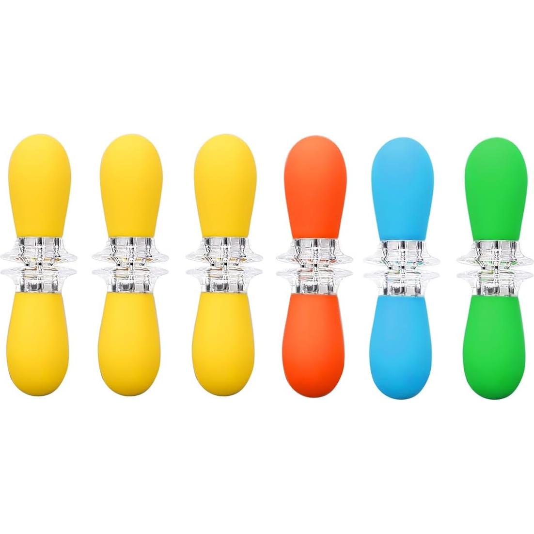 Juego de 12 Sujetadores de Maíz Cinlitek Multicolor