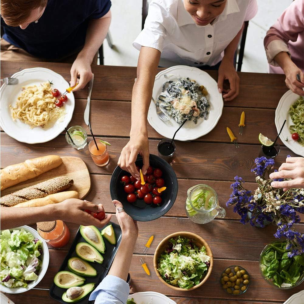 Soportes para Mazorcas de Maíz Kadden - Acero Inoxidable 20 Piezas