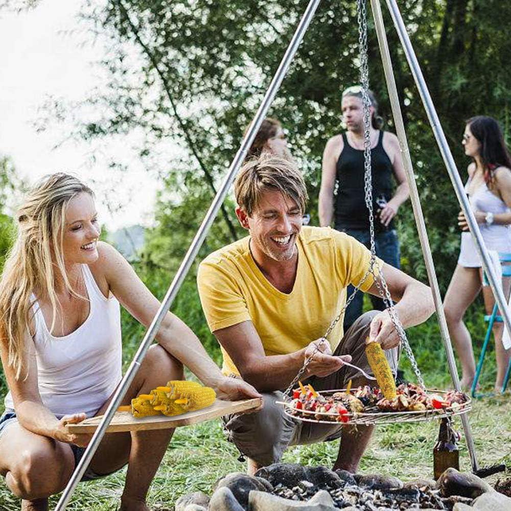 Soportes para Mazorcas de Maíz Kadden - Acero Inoxidable 20 Piezas