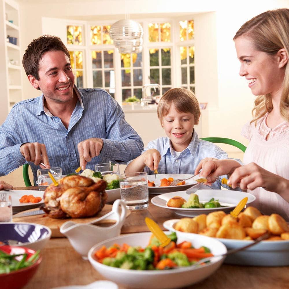 Soportes para Mazorcas de Maíz Kadden - Acero Inoxidable 20 Piezas