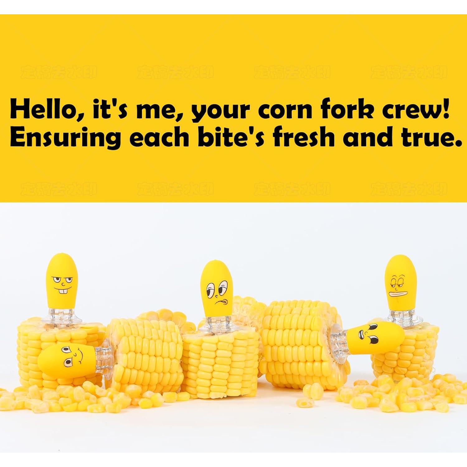 10 Sujetadores de Maíz SpringWhisper Acero Inoxidable 24.9 cm