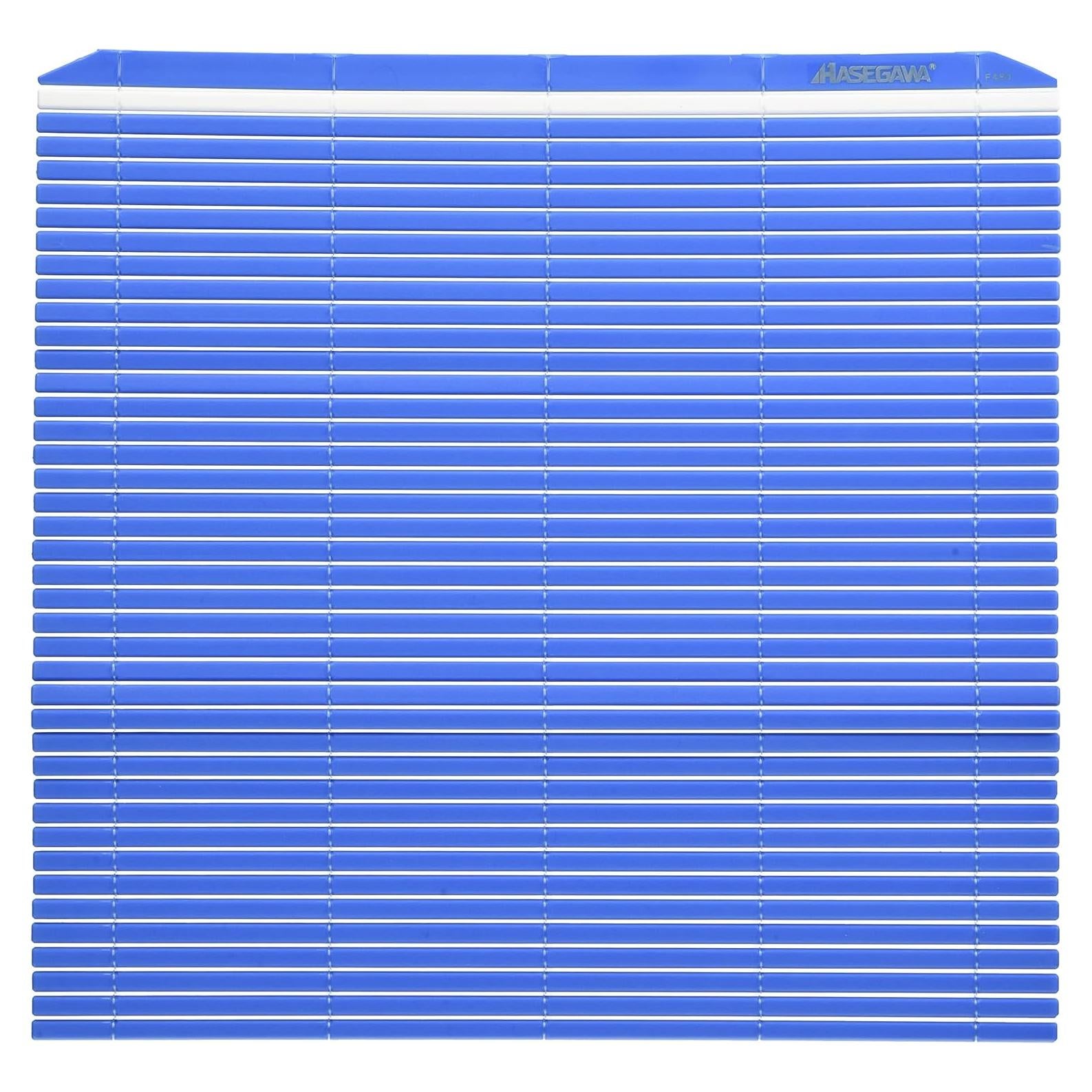 Estera de Sushi Hasegawa Azul Mediana 25.4x24.1 cm Plástico