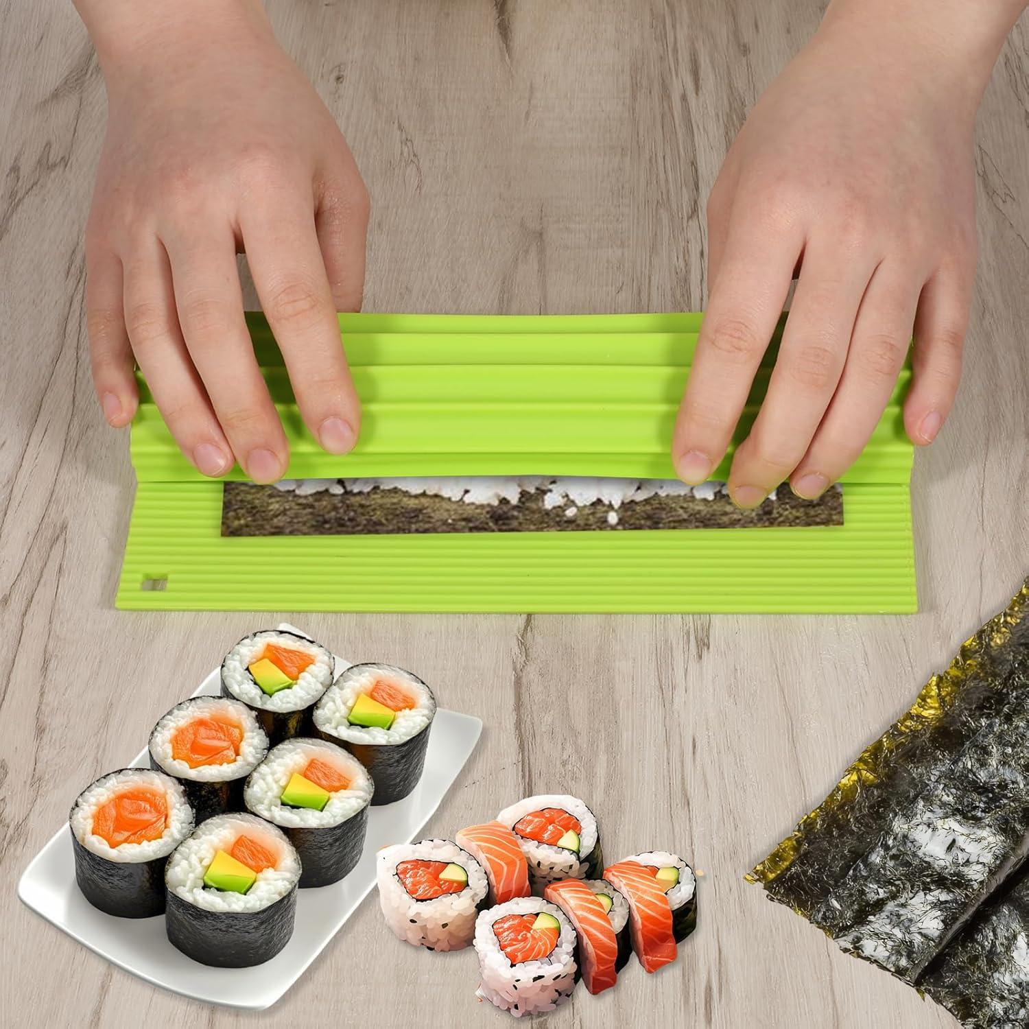 Kit de Hacer Sushi BOHUIZ - Alfombrilla de Silicona Reutilizable 22x20cm