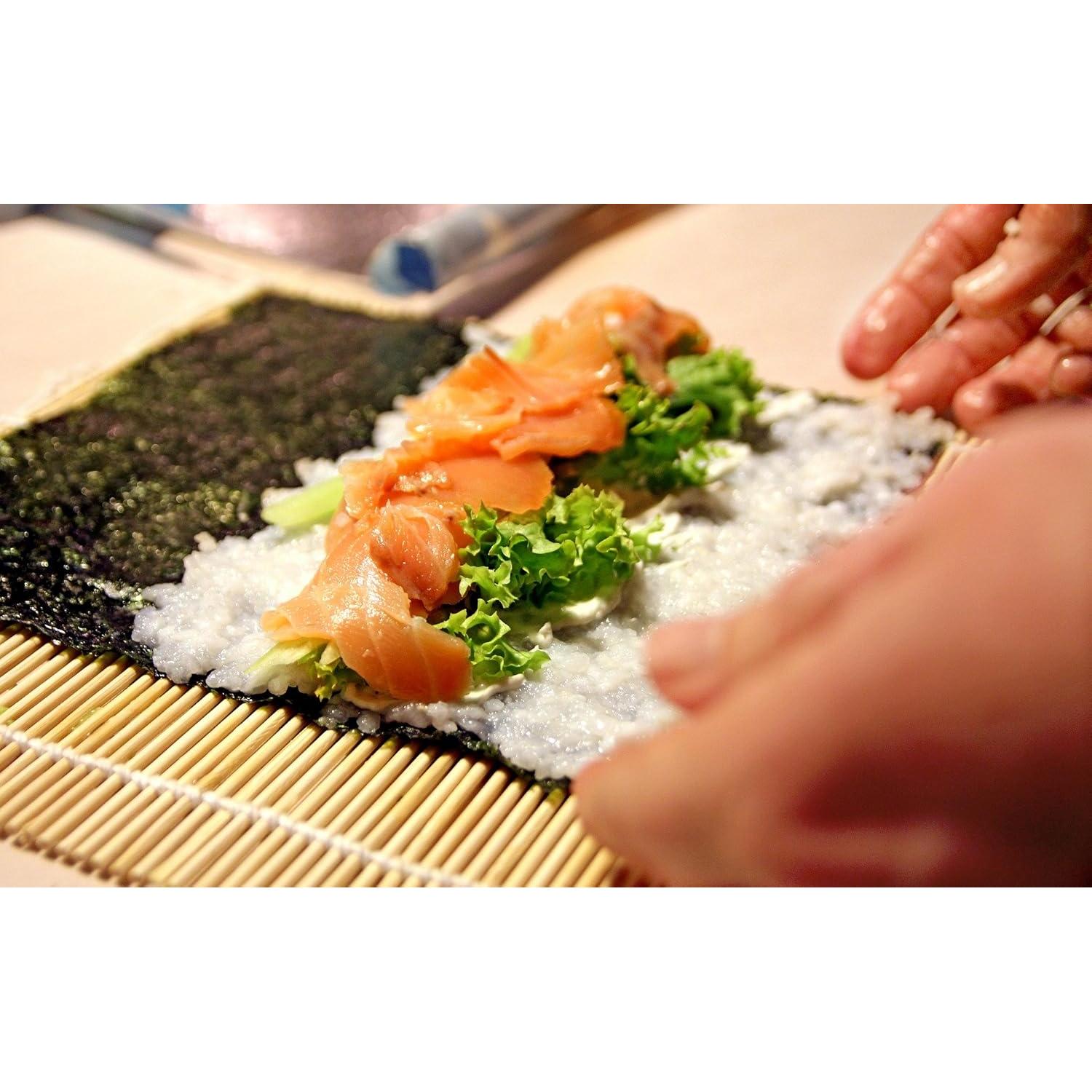 Juego de Esteras para Sushi BambooMN 6 Unidades Verde 24.1 cm