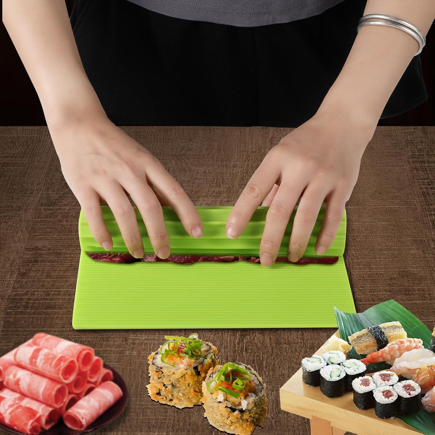 Kit de Hacer Sushi Wanmu - Alfombrilla de Silicona Reutilizable