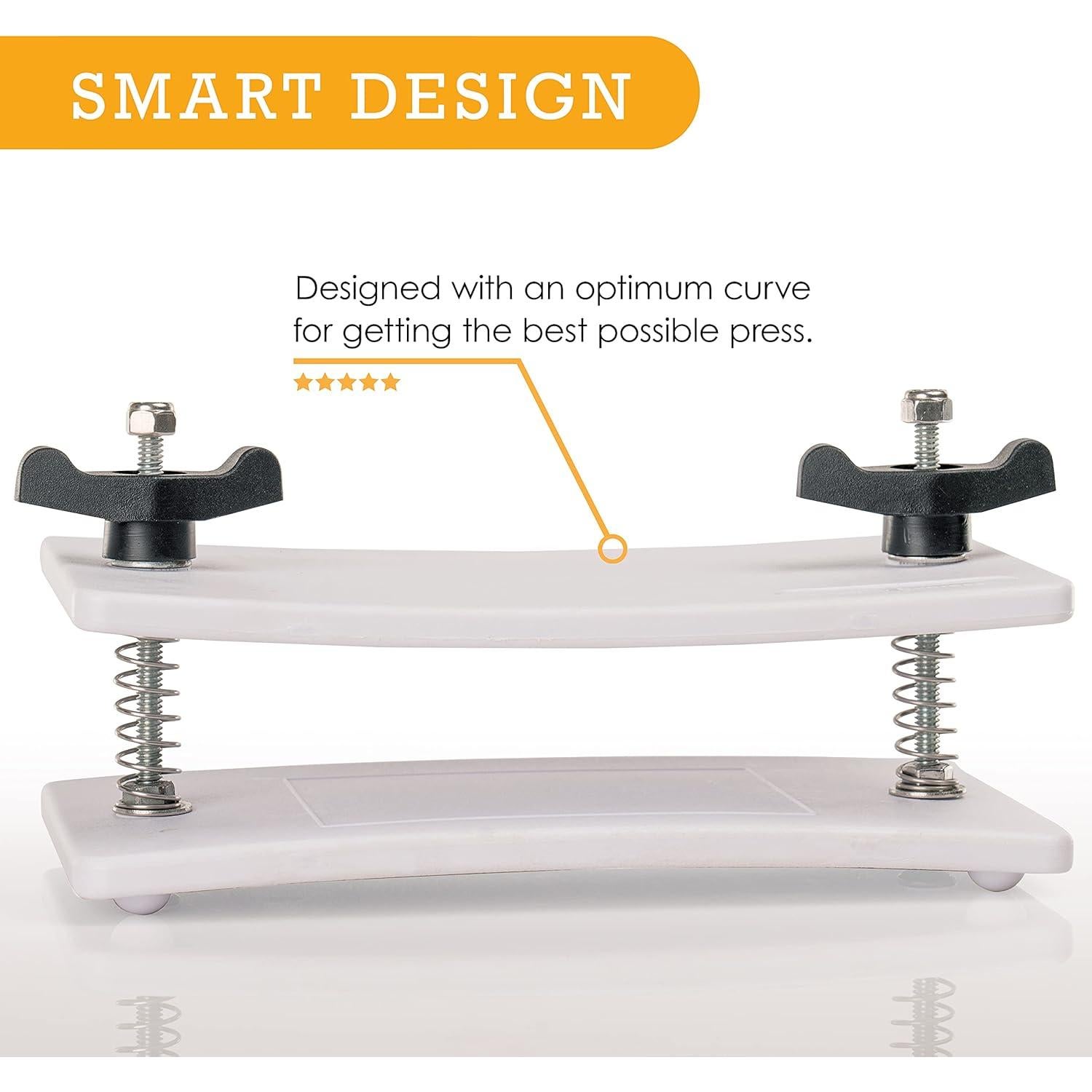 Prensa de Tofu Healthy Express - Placas Curvadas Premium 1.01kg