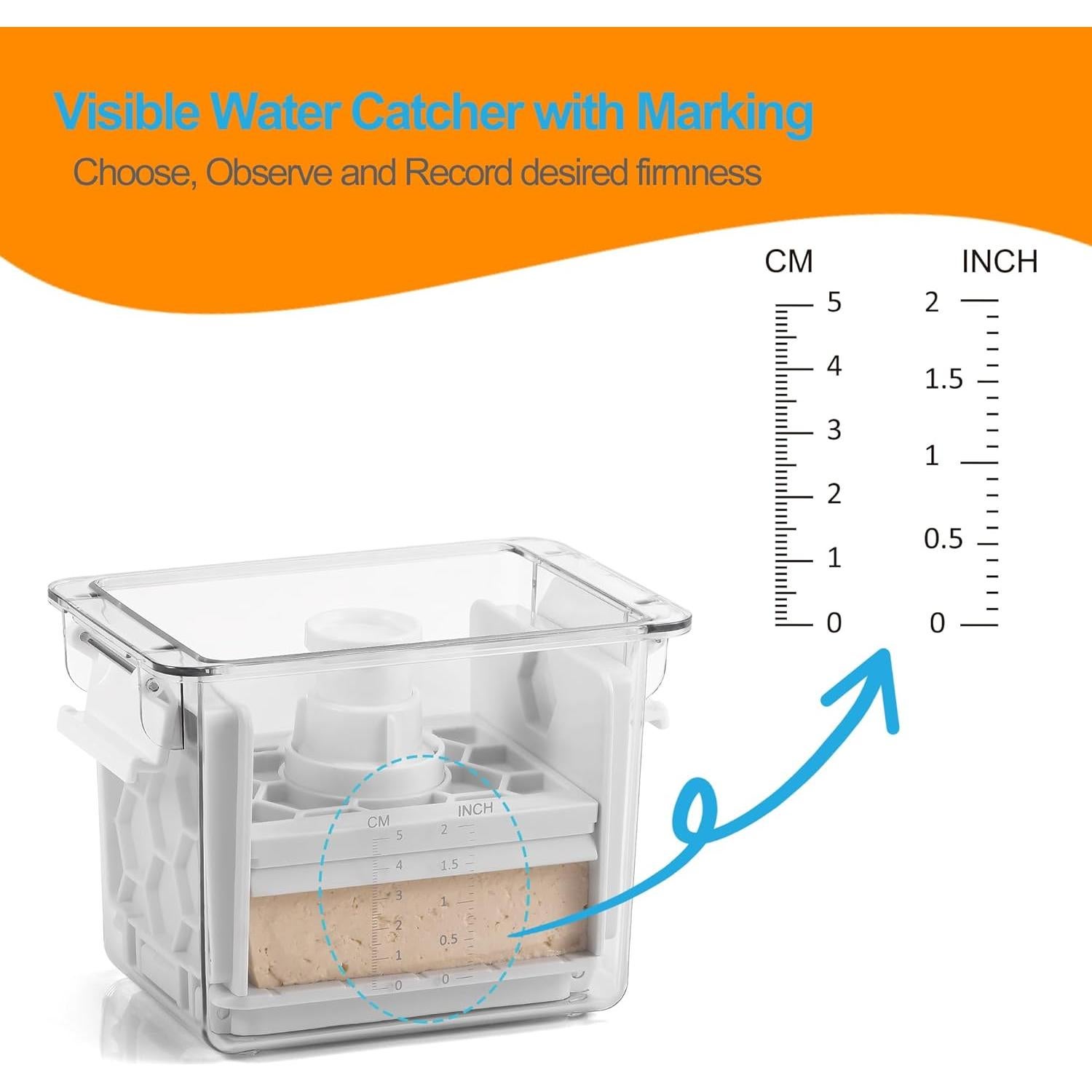Prensa de Tofu Valleyhike 1.03 kg Apta para Lavavajillas
