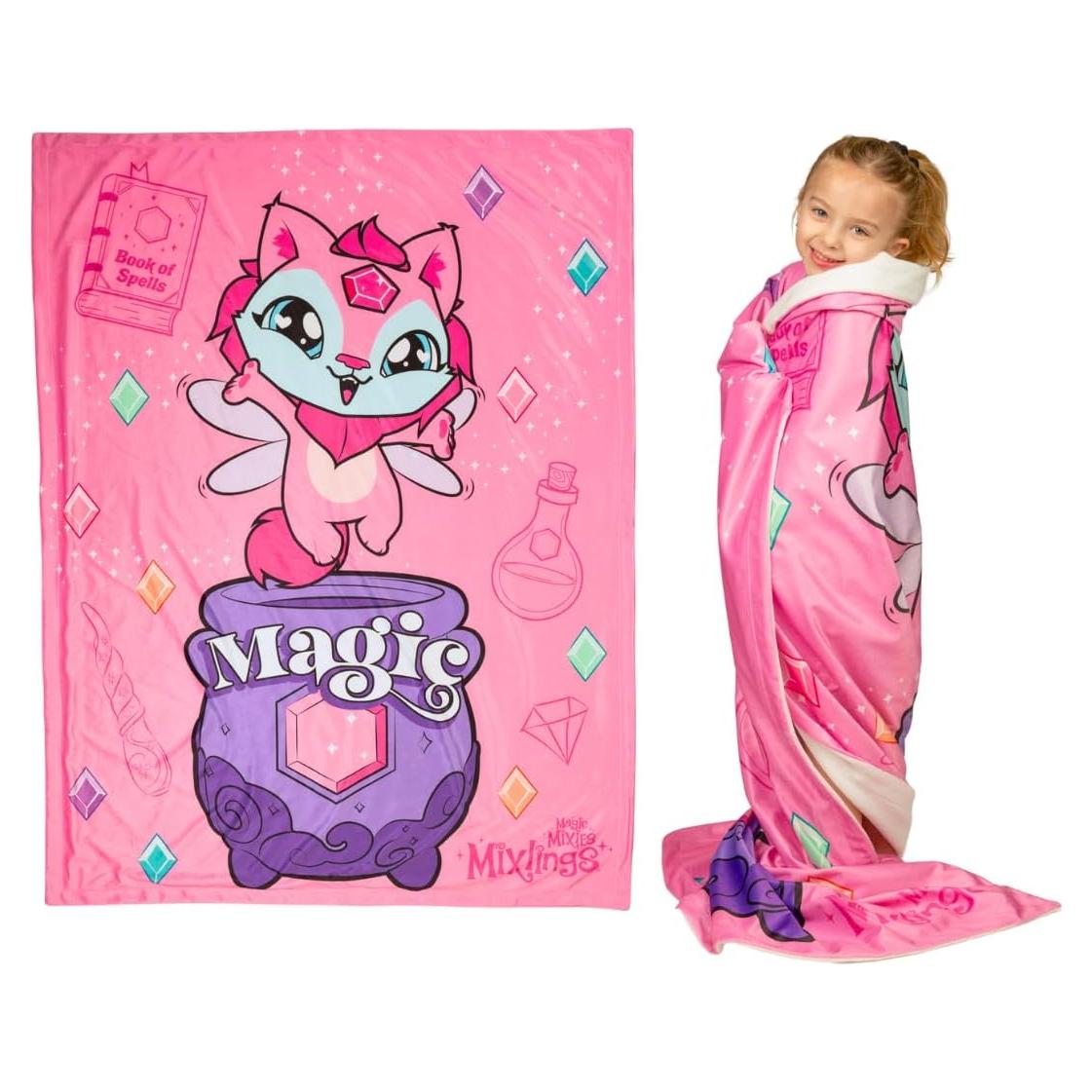 Throw Magic Mixies Franco 116x152 cm Suave y Colorido