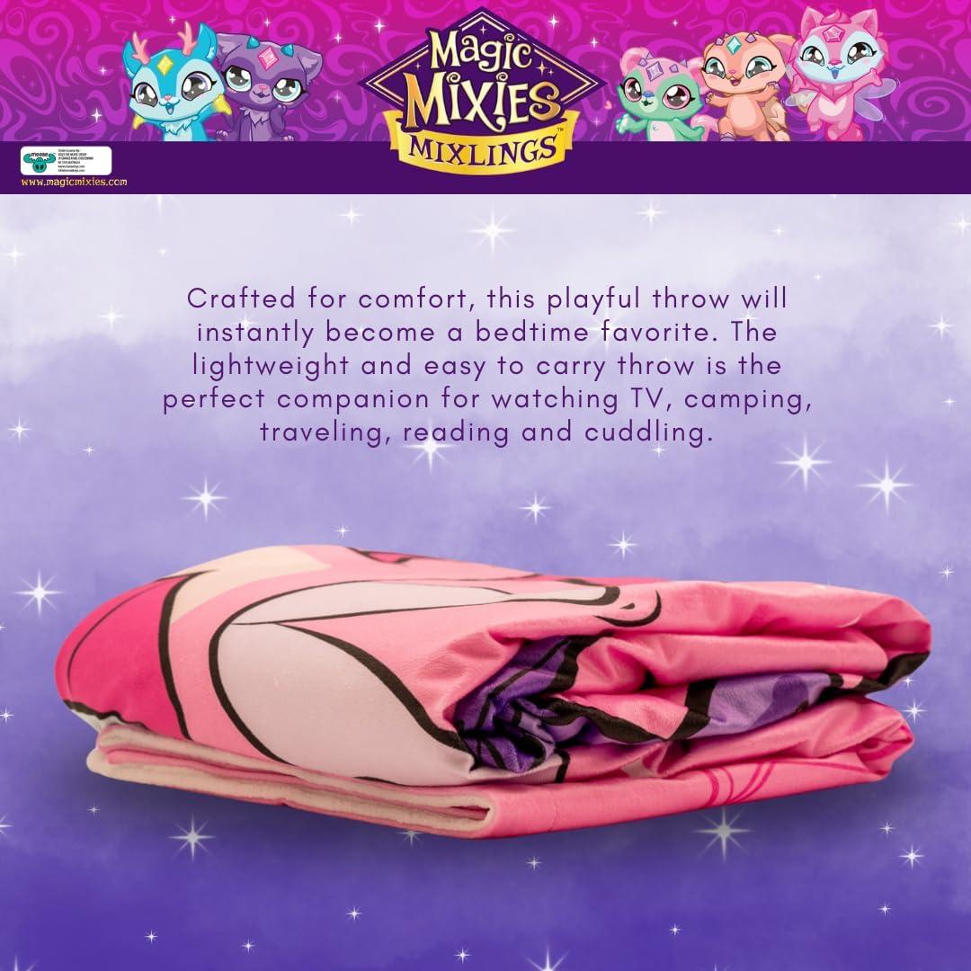 Throw Magic Mixies Franco 116x152 cm Suave y Colorido