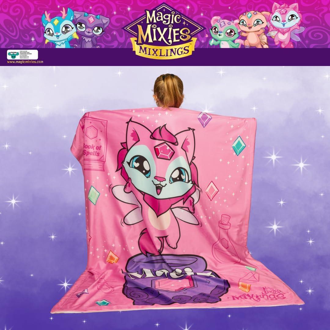 Throw Magic Mixies Franco 116x152 cm Suave y Colorido