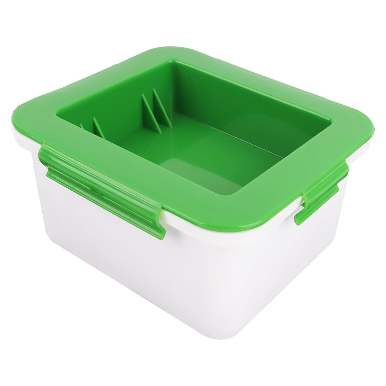 Prensa de Tofu YOLCAR, Compacta y Fácil de Usar, 16.5x14.5 cm