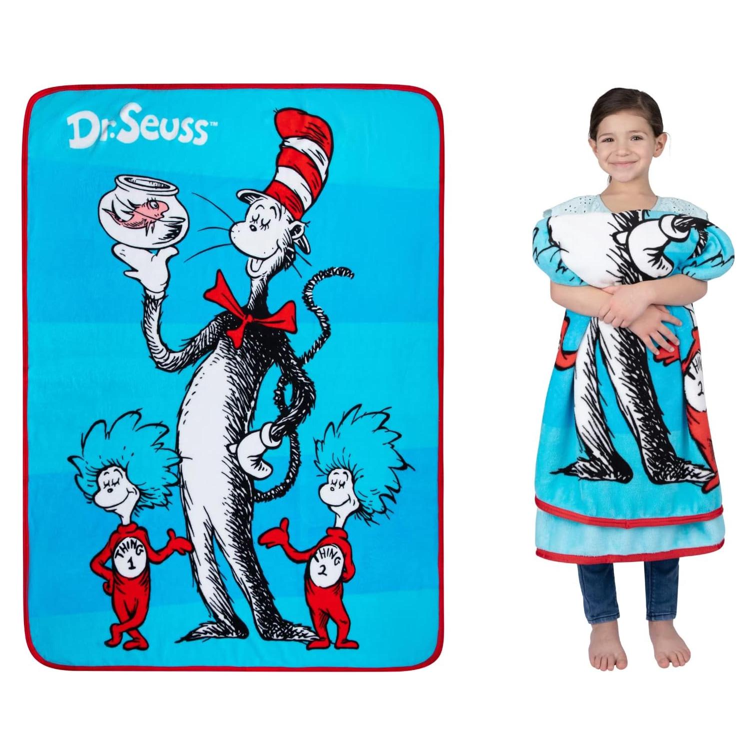 Manta Franco Kids Dr Seuss 116x152 cm Suave Micro Raschel
