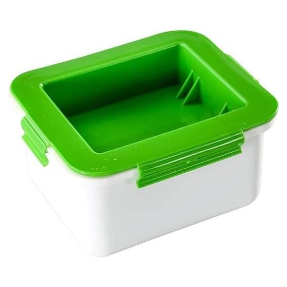 Molde Prensar Tofu NIWWIN Verde 320g Drenaje Fácil Cocina