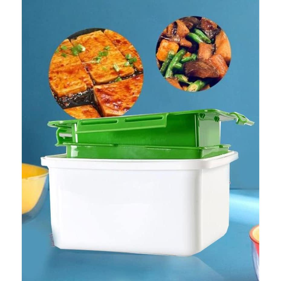 Molde Prensar Tofu NIWWIN Verde 320g Drenaje Fácil Cocina