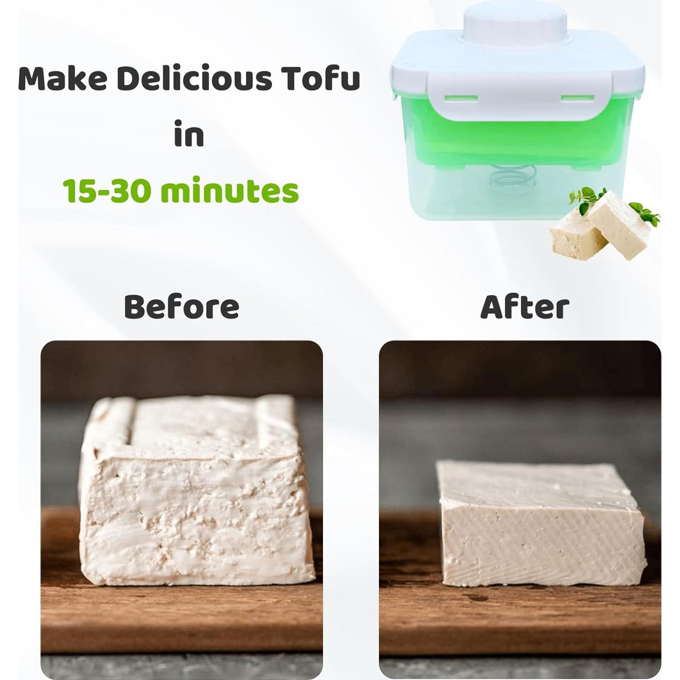 Prensa de Tofu Glowgath Ajustable Libre de BPA 448g