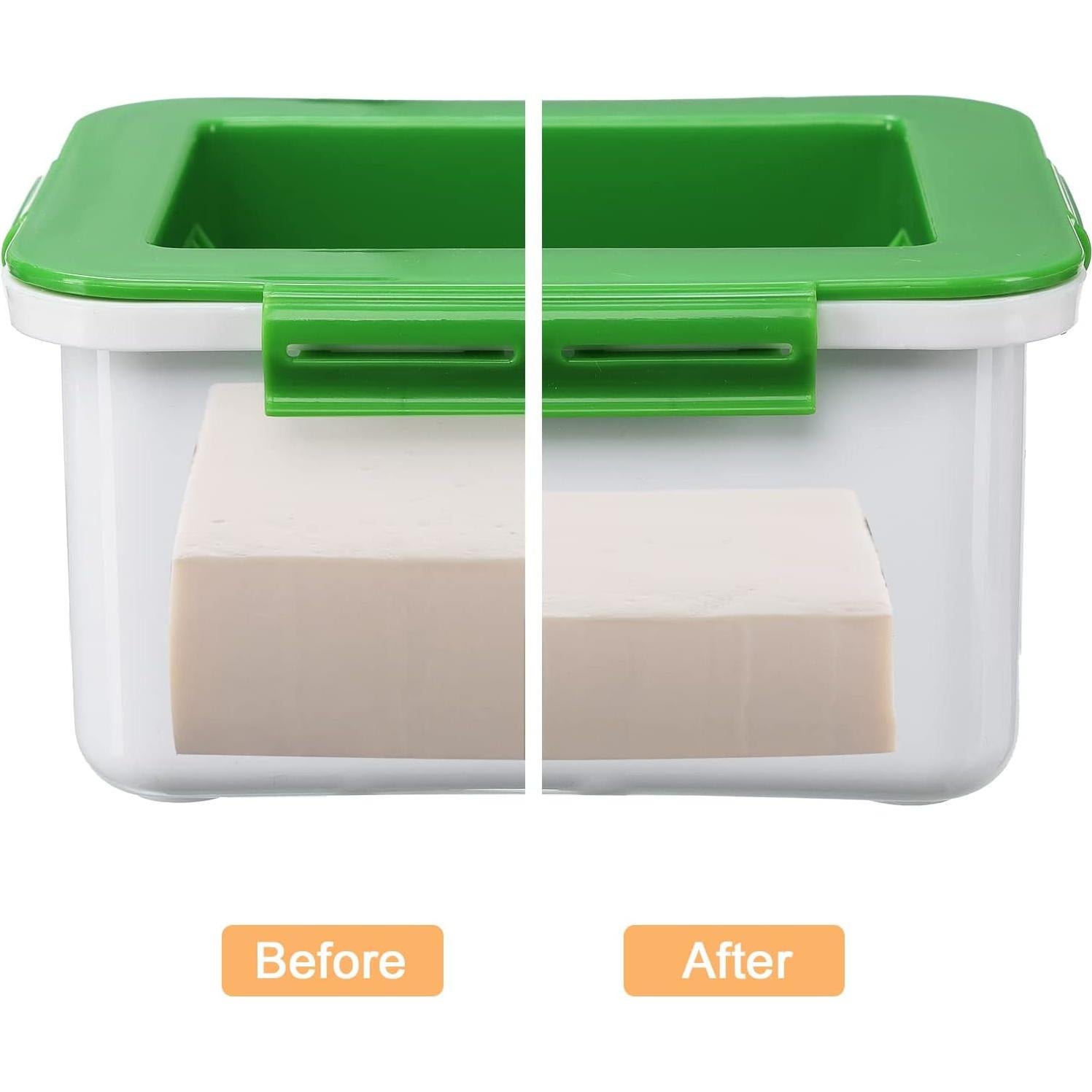 Prensa de Tofu Ihomepark Verde Apta para Lavavajillas 308g