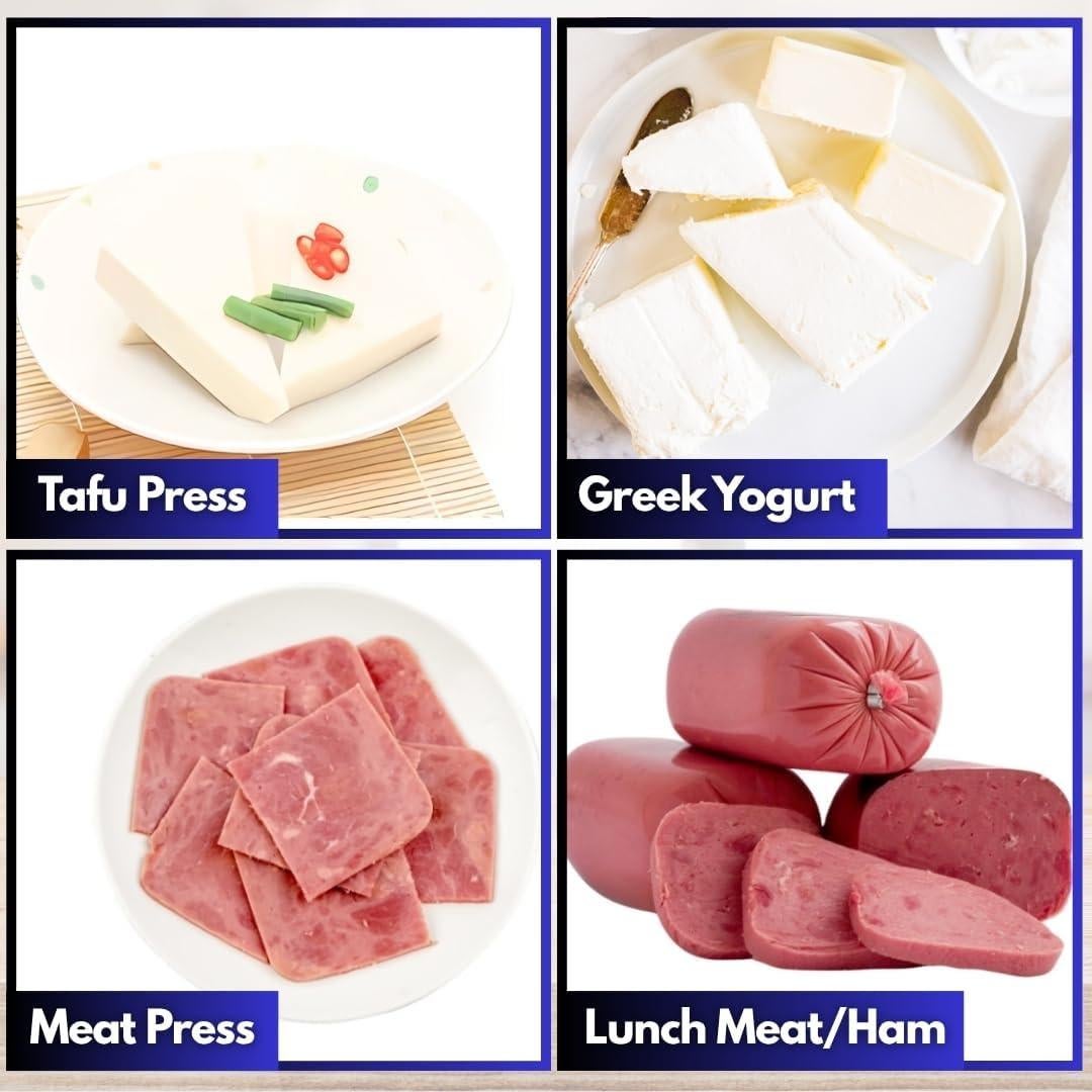 Prensa de Tofu BABRI - Acero Inoxidable 304, 0.68 kg, Apta Lavavajillas