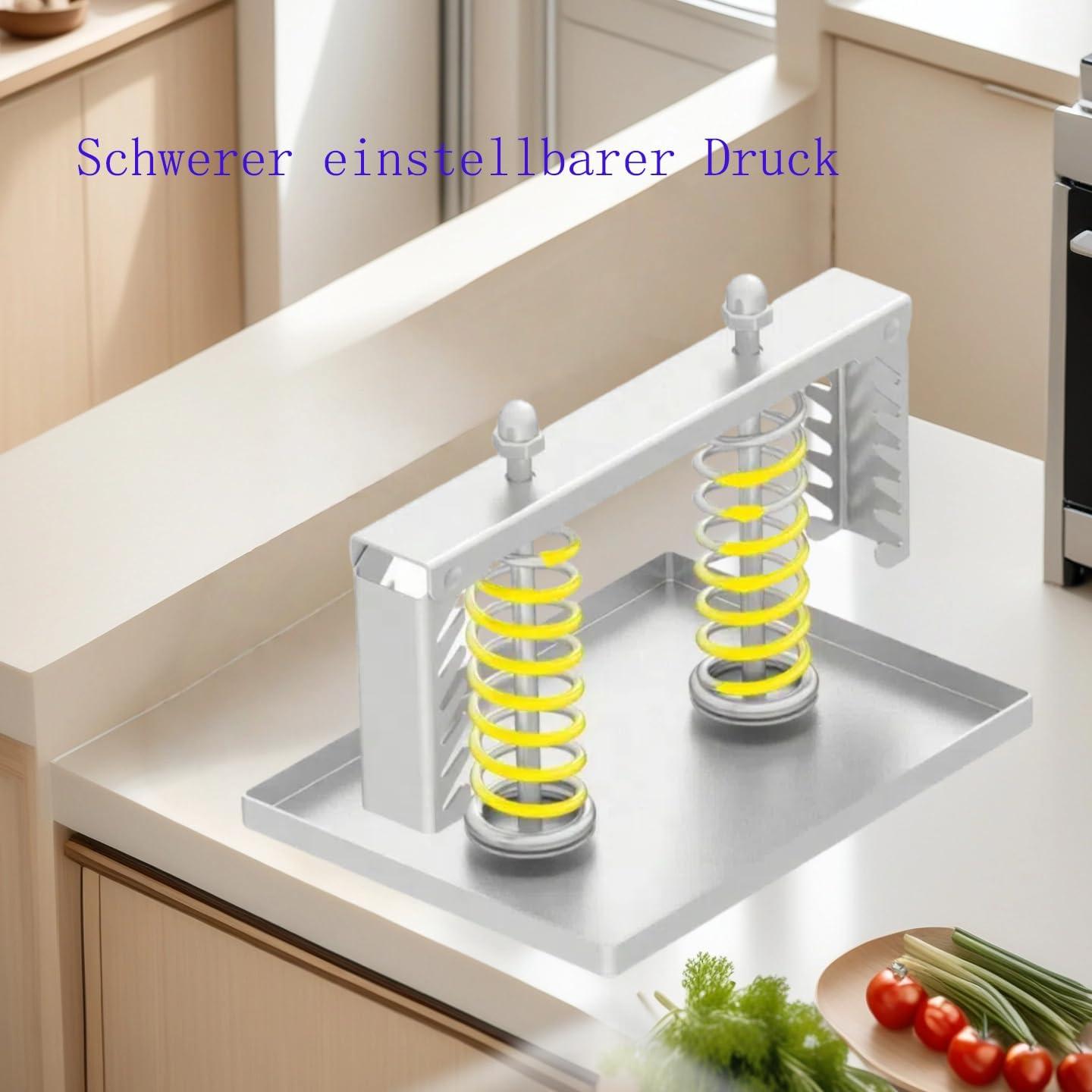 Prensa de Tofu Acero Inoxidable 304 FTYSXP 16x12x10 cm