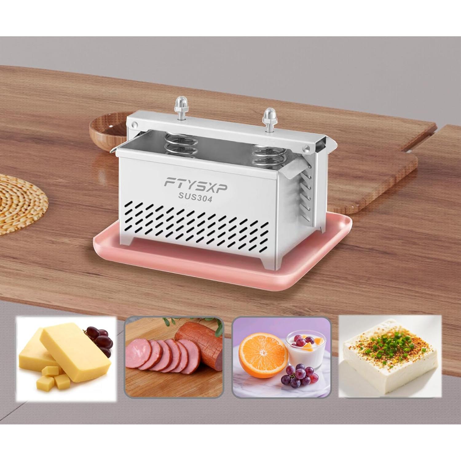 Prensa de Tofu Acero Inoxidable 304 FTYSXP 16x12x10 cm