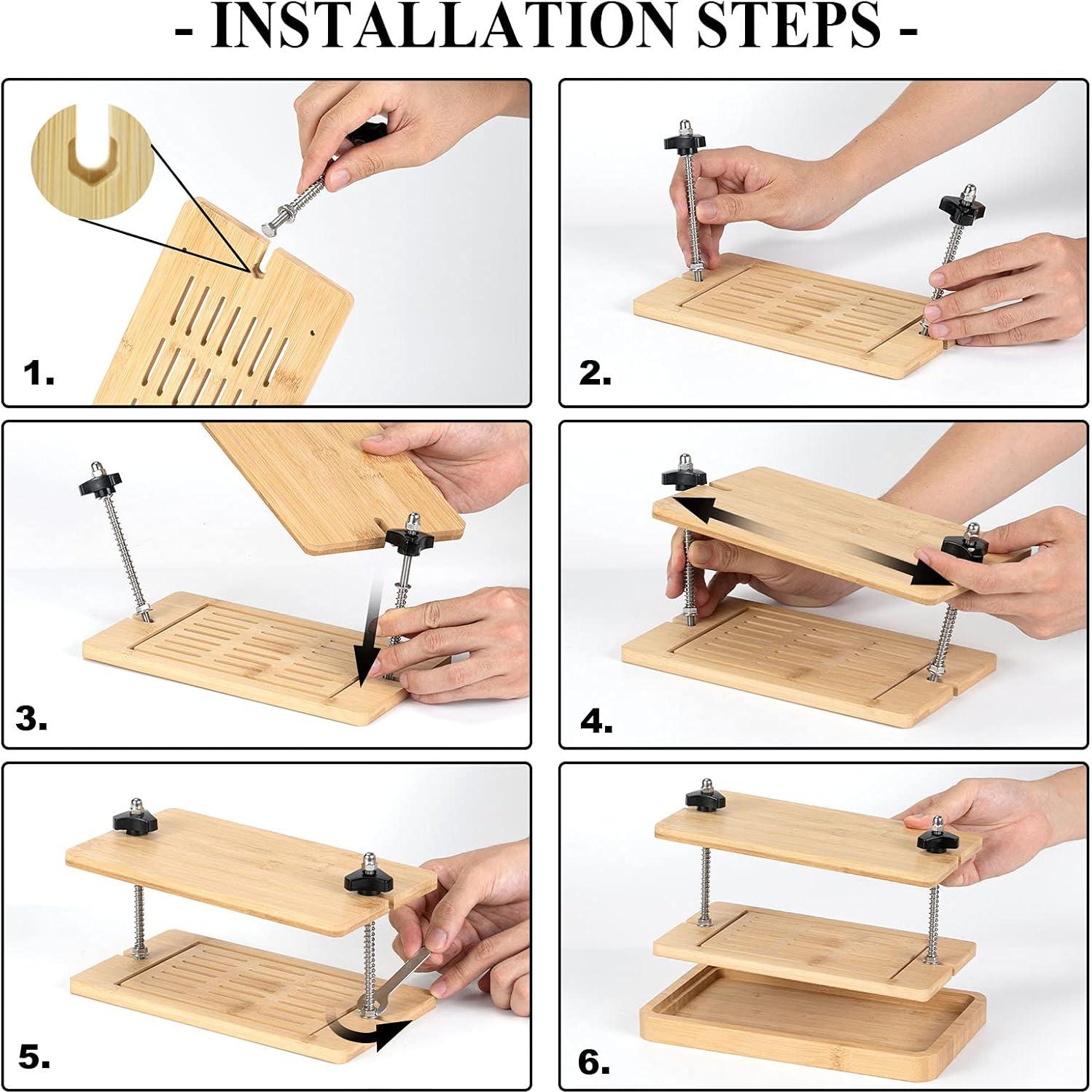 Prensa de Tofu de Bambú YUESHICO 3 Capas con Colador