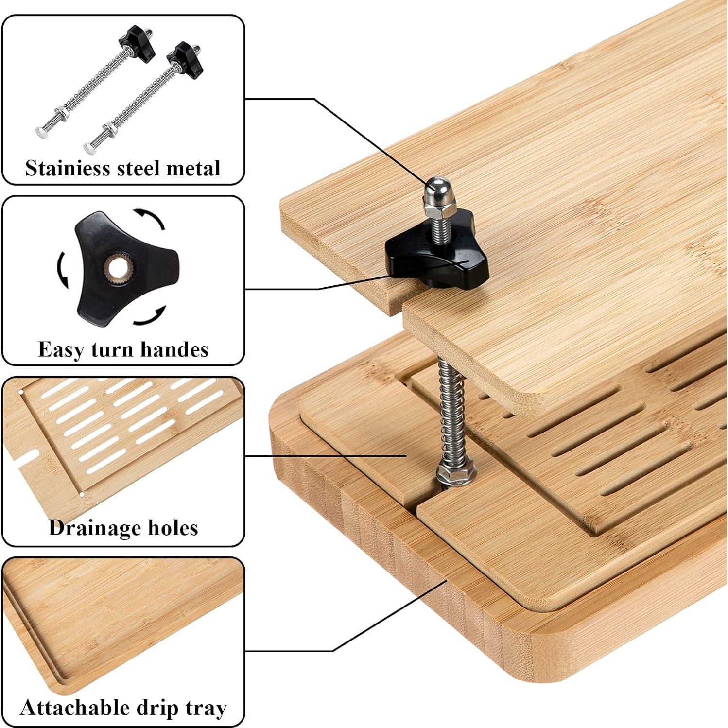 Prensa de Tofu de Bambú YUESHICO 3 Capas con Colador